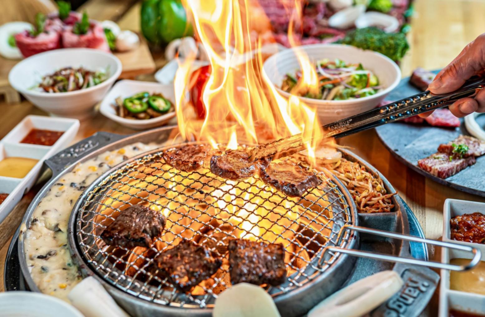 Learning environment setup with organized study materials